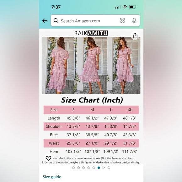 Women's Spring Summer Casual Deep V Neck Ruffle Short Sleeve Floral Midi Dress - Picture 5 of 10